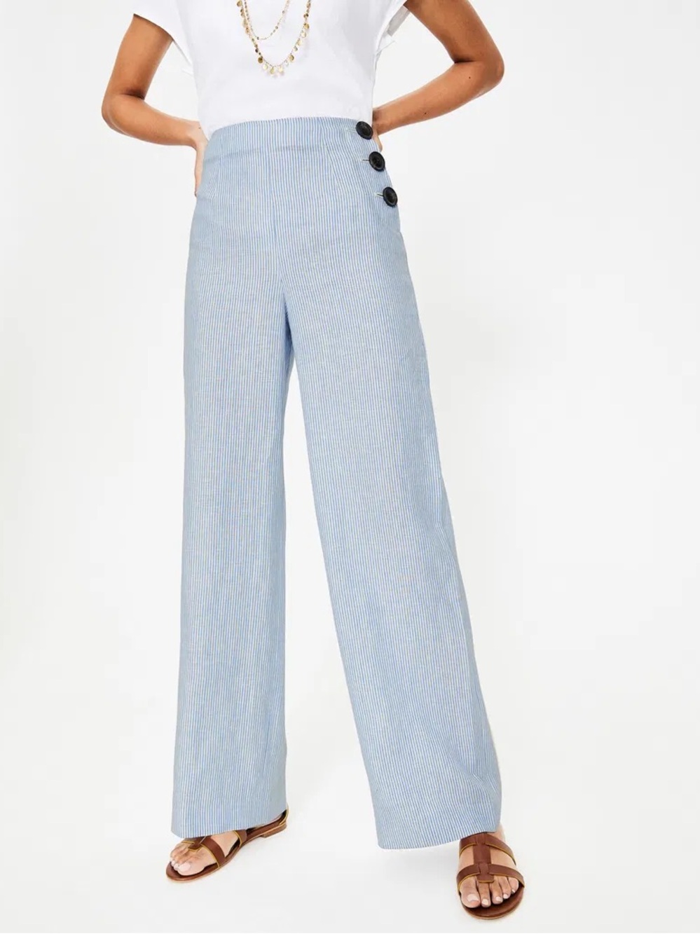 Boden Penzance Linen Trousers
